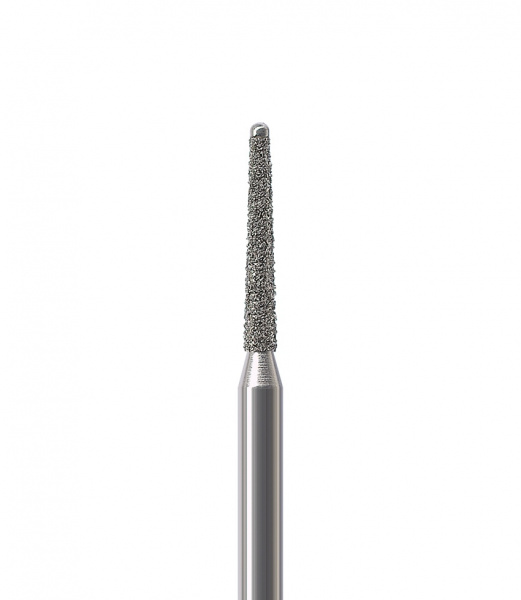 NTI 851-012M-FG - алмазный бор для ТН, конус, безопасный конец