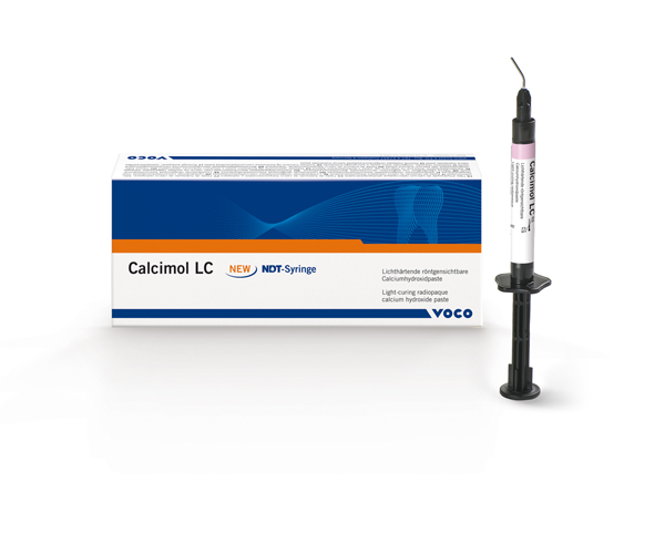 VOCO Calcimol LC - светоотверждаемая рентгеноконтрастная подкладочная паста (2 шпр. * 2,5 г)
