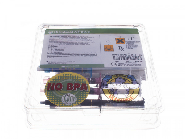 Ultradent UltraSeal XTPlus Kit - светоотверждаемый, с фтором композитный герметик (4 шпр. * 1,2 мл)