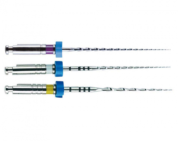 VDW Mtwo NiTi L21 WP16 асс. 2*10/.04, 2*15/.05, 2*20/.06 - NiTi машинный каналорасширитель (6 шт.)