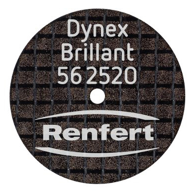 Renfert Dynex Brillant 0,25 x 20 мм - алмазный армированный отрезной диск для керамики, циркония