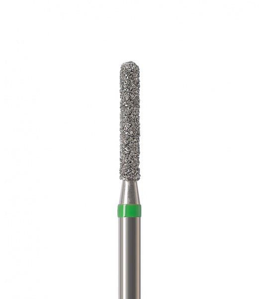 NTI 881-014C-FG - алмазный бор для ТН, цилиндр, круглый конец