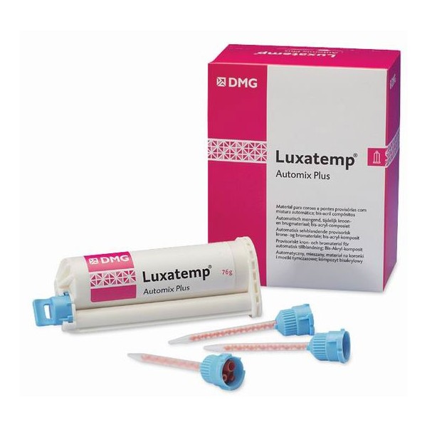 DMG Luxatemp Plus Automix A1 - пластмасса для временных коронок и мостов (1 картр. 4:1 * 76 г)
