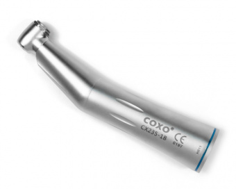 COXO CX235-1B - наконечник угловой, с кнопкой, внутренний спрей, 1:1, для боров RA