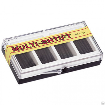 РуДент Multi-Shtift - штифты беззольные, 2,0 мм, черные (80 шт.)