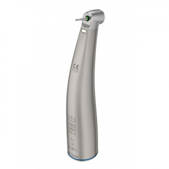 Sirona T2 Line A40L - наконечник угловой, 1:1, 3-х точечный спрей, свет, титан, для CA боров 2,35 мм